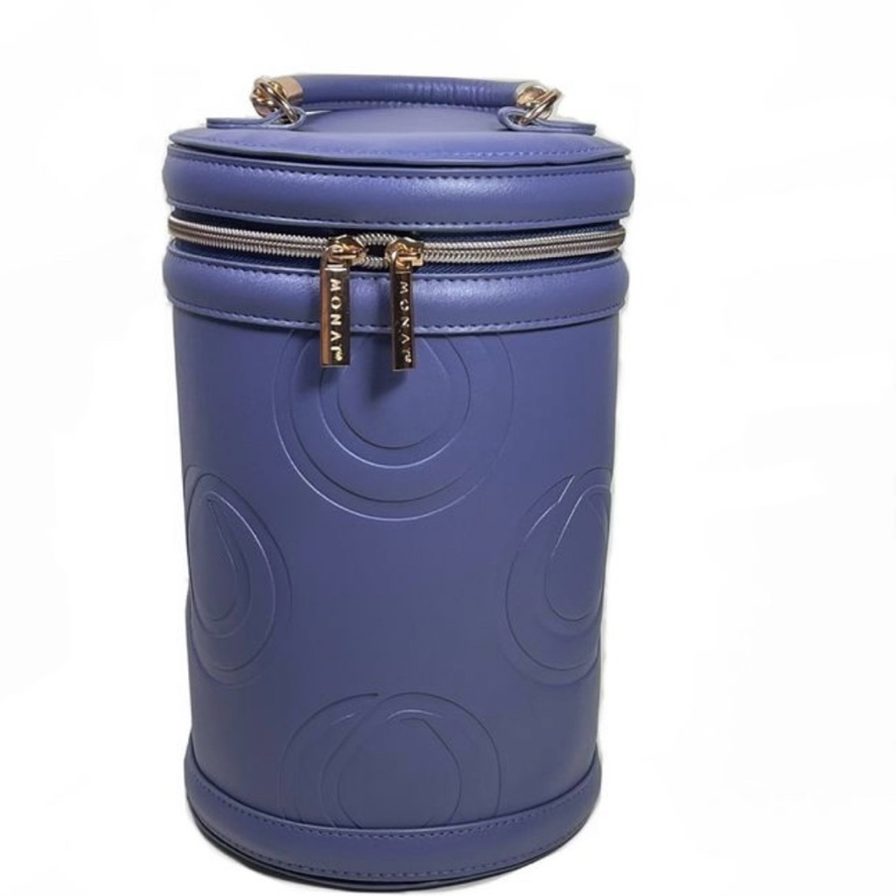 Lavender Round cosmetic bag